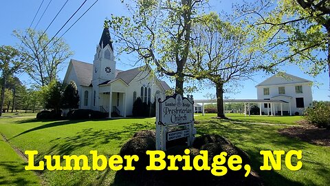 I'm visiting every town in NC - Lumber Bridge, North Carolina