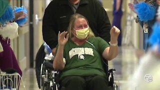 Beaumont COVID-19 patient returns home after 6 months in the hospital