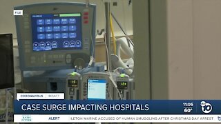 Surge in COVID-19 cases impacting local hospitals, ERs