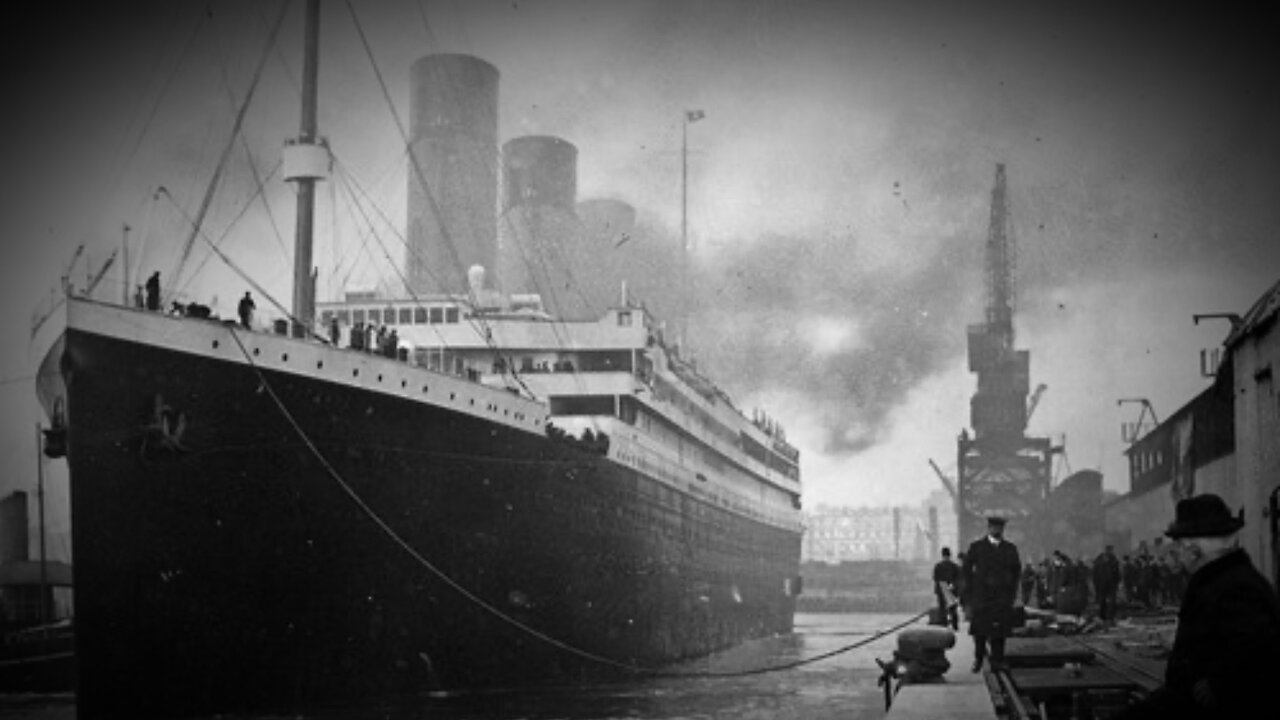 Launching Of The Rms Titanic 1912 Silent Film 