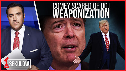 FBI’s Corrupt Comey SUDDENLY Concerned About DOJ Weaponization