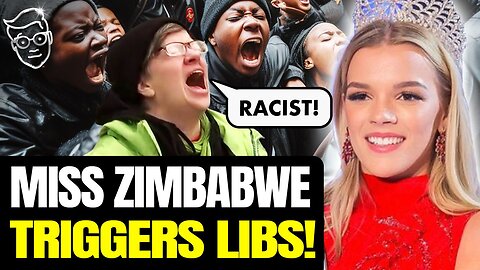 Stunning White Woman CROWNED As Miss Zimbabwe | Racist Libs Ugly Cry In Global Unison 😭