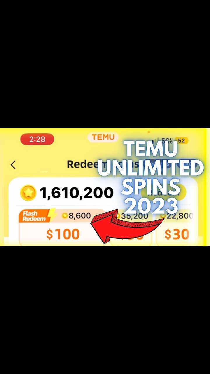 HOW TO GET UNLIMITED TEMU SPINS