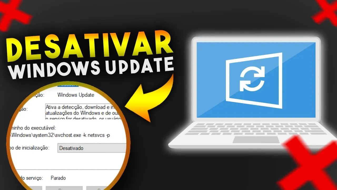 Como DESATIVAR WINDOWS UPDATE DO Win Da FORMA CORRETA