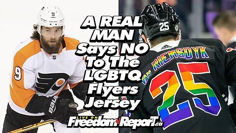 IVAN PROVOROV, DEFENSEMAN FOR THE PHILADELPHIA FLYERS REFUSED TO WEAR LGBTQ JERSEY