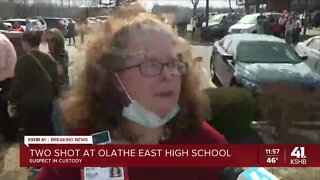 Olathe East parent reacts after school shooting