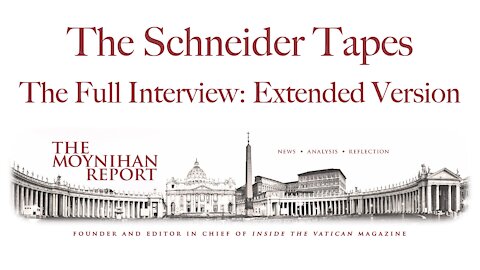 Schneider: Extended Full Interview