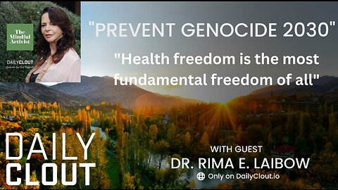 "Preventing Genocide 2023" with Dr. Rima Laibow