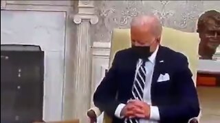 Biden Appears To Fall Asleep In A Meeting With Israeli PM