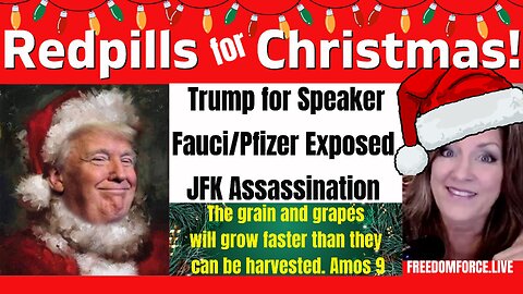 Redpills for Christmas - JFK Assassination, Speaker of the House, Fauci 12-18-22
