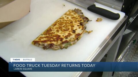 Food Truck Tuesday is back in Larkin Square with tons of new options!