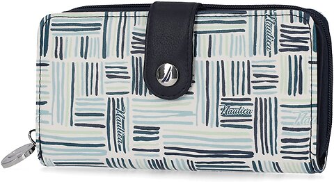  Nautica Be Shore Womens Wallet RFID Blocking Zip