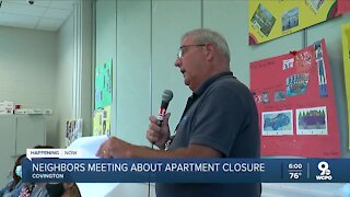 Neighbors meeting about City Heights apartment closure