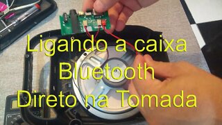 Como ligar Caixinha Bluetooth direto na Tomada