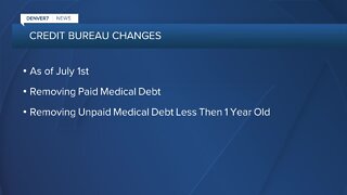 Credit bureaus changing how they report medical debt