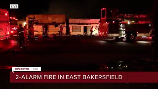2-alarm fire in East Bakersfield