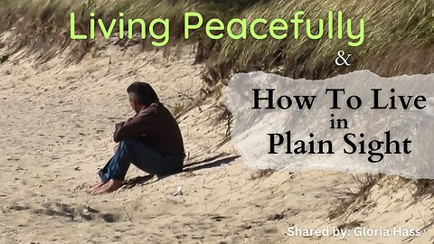 Living Peacefully and How To Live in Plain Sight