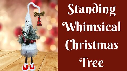 Christmas Tree with Feet | Christmas Tree with Legs | Standing Christmas Tree Gnome Christmas Tree