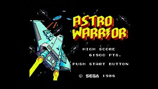 Astro Warrior - Master System - Hardware Original - 1080p/60
