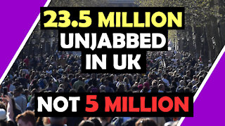 23 Million UK UNJABBED, Not 5 Million #FAKEBRITAIN / Hugo Talks #lockdown
