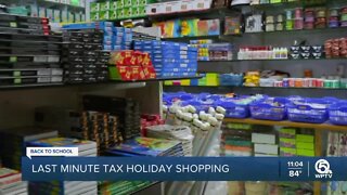 Families stock up on school supplies as tax-free shopping weekend wraps up