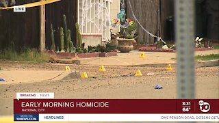 Police investigate National City homicide