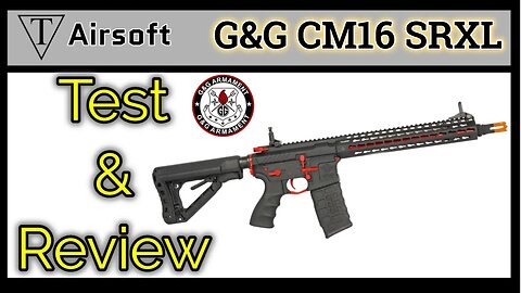 G&G Combat Machine CM16 SRXL Airsoft M4 AEG Rifle with Keymod Rail