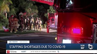 San Diego staffing shortages due to COVID-19