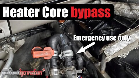 Heater Core Bypass Dorman 626-001 (Emergency Repair Only) | AnthonyJ350