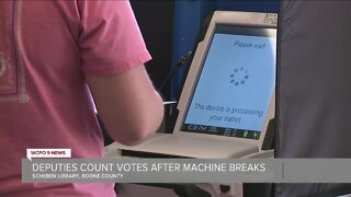 Deputies count votes after machine breaks in Northern Kentucky