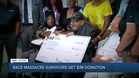 Nonprofit donates $1M to Tulsa Race Massacre survivors