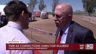 Former Arizona corrections director Charles Ryan injured, to face charges in Tempe incident