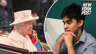 Crossbow-carrying intruder charged with threatening Queen