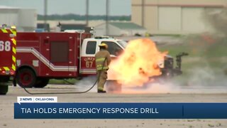Tulsa airport holds emergency response drill