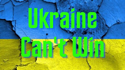 Ukraine Can't Win Regardless Of How Many Weapons and Money Receives, War Crimes, Terrorism