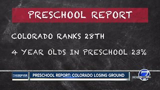 Preschool report: Colorado losing ground