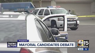 Phoenix mayoral candidates face off in Saturday debate