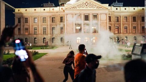 ARIZONA CAPITOL BUILDING "HELD HOSTAGE"BY PROTESTORS*CHAOS-LA-NY-DC*IT'S ONLY GETTING STARTED*