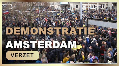 Demonstratie Amsterdam 02-01-2022