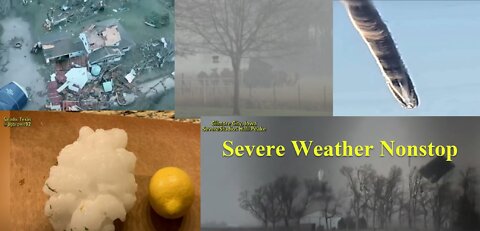 Weather Warfare: TX, IA, AR Tornadoes, Baseball Size Hail, homes, Farms Destroyed, 23 Injured