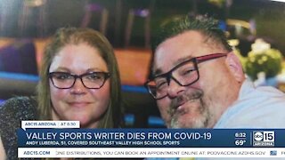 Valley high school sports writer dies from COVID-19