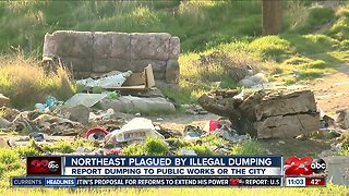 Northeast Bakersfield plagued by illegal dumping