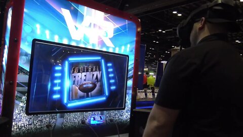 Become A Star Quarterback In Football Frenzy VR (IAAPA 2022)