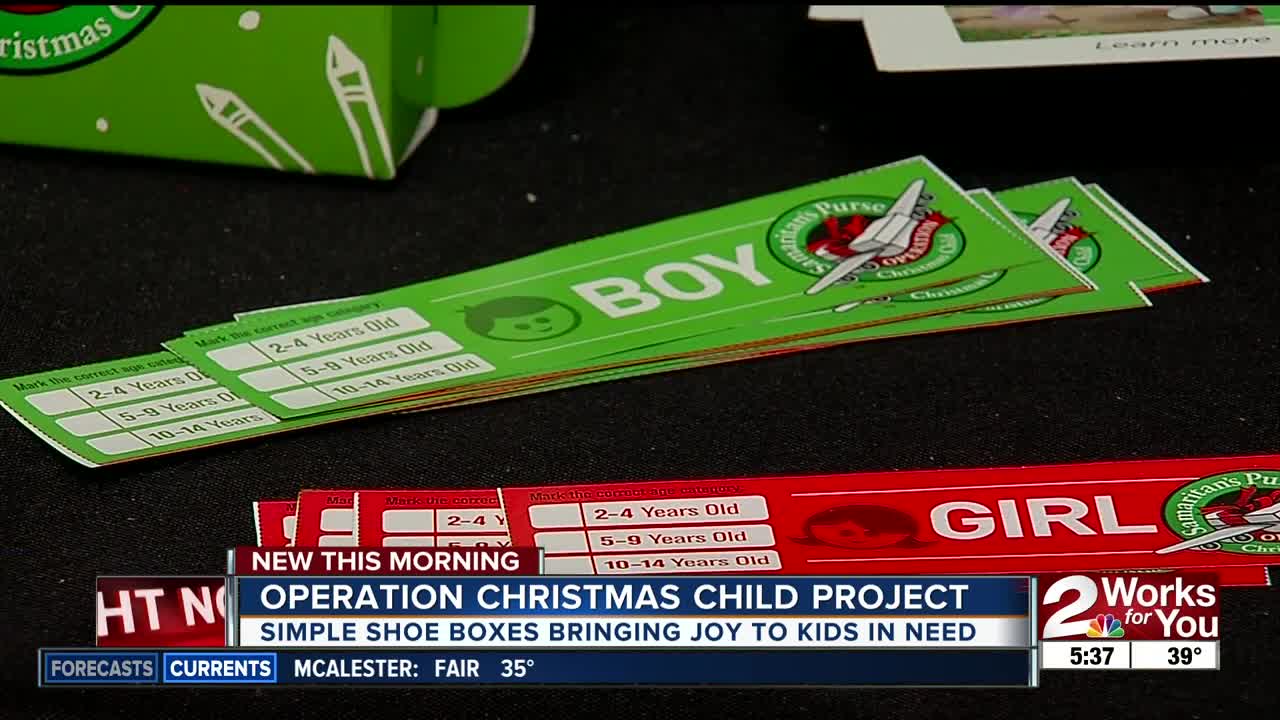 Operation Christmas child project