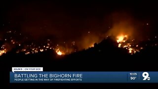Firefighting effort for Bighorn fire continue
