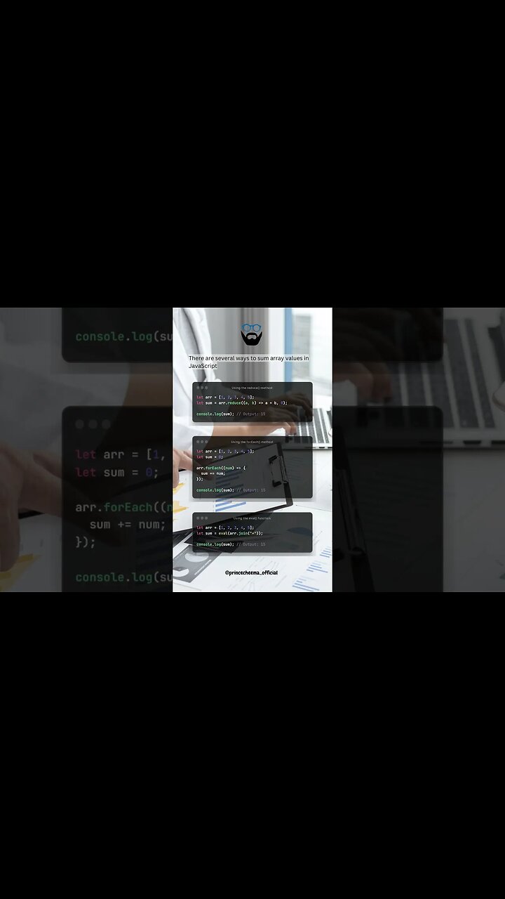 different-ways-to-sum-array-values-in-javascript-shorts