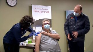 First person in Colorado to get COVID-19 vaccine said he feels 'great'