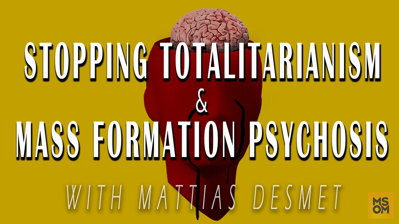 In this episode of MSOM, Sean Morgan interviews the clinical psychologist who developed the modern theory of Mass Formation as it relates to compliance to Covid restrictions. Save up to 66% off at htt