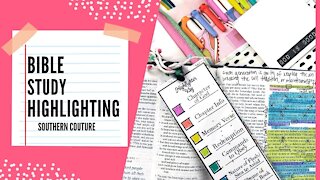 Bible Study Highlighting Guide and Tips