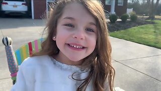 5-year-old Lewiston girl celebrates birthday with social distancing parade